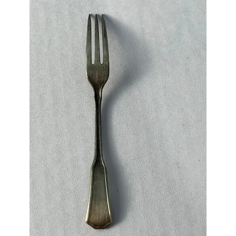 Antique 1881 Rogers Silverplate Cocktail Pickle Olive Fork